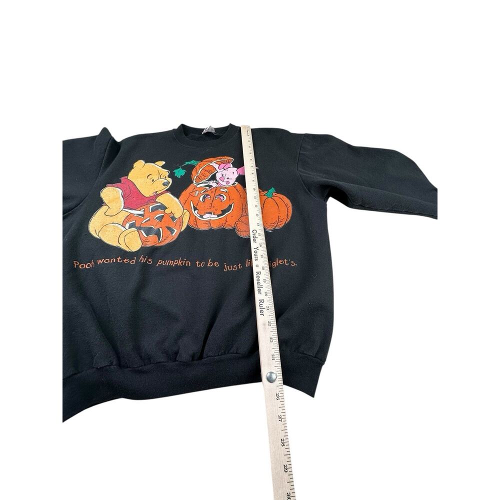 Winnie The Pooh & Piglet Disney Vintage Halloween Sweatshirt XL READ - Picture 5 of 11